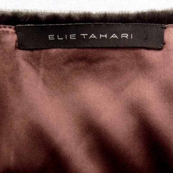 Brown plaid skirt 4 $328 Very light wool weave Silk lining Flared Short fringe - Picture 2 of 3